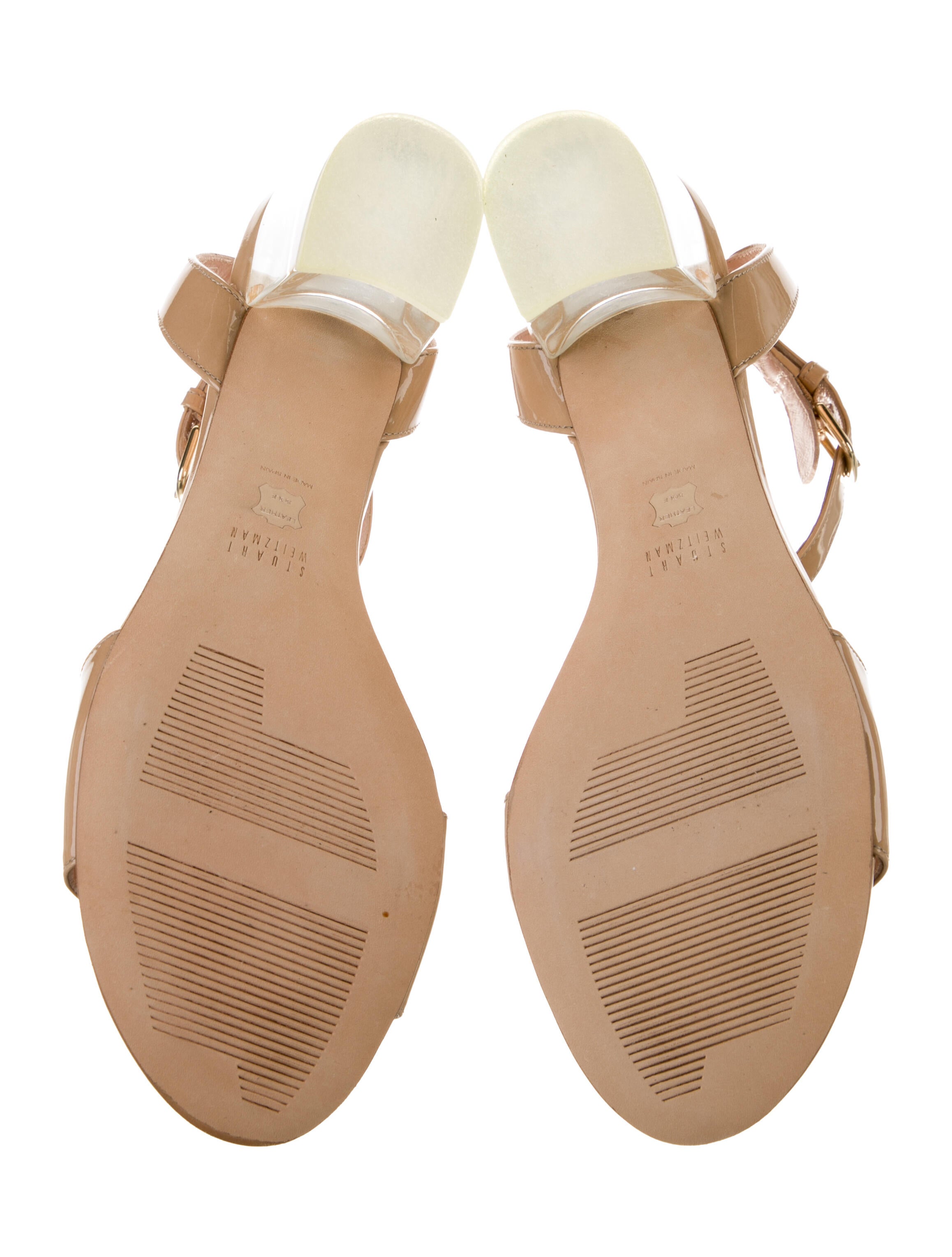 Stuart Weitzman Patent Leather Sandals